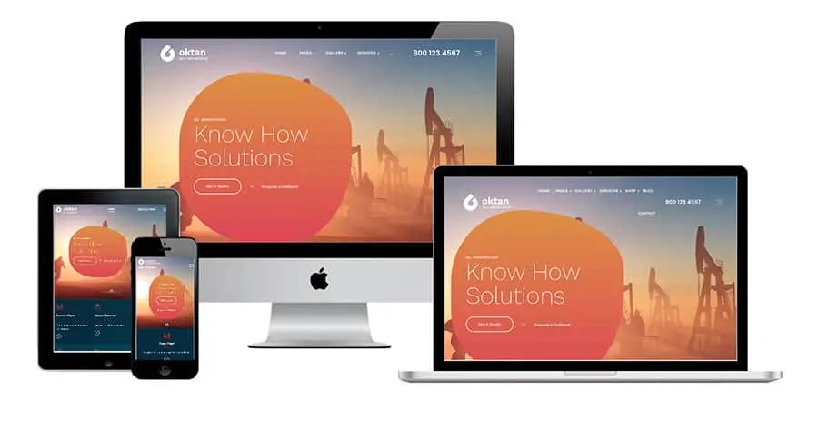 Oil & Gas Web Design