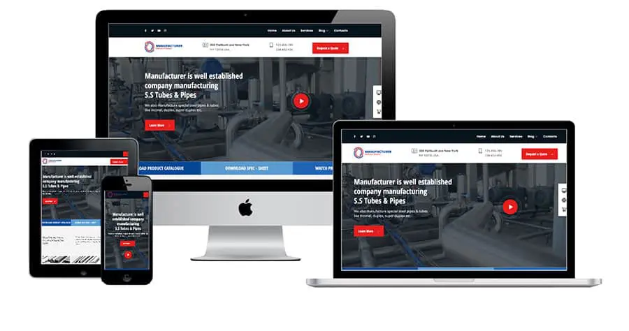 Manufacturing Web Design