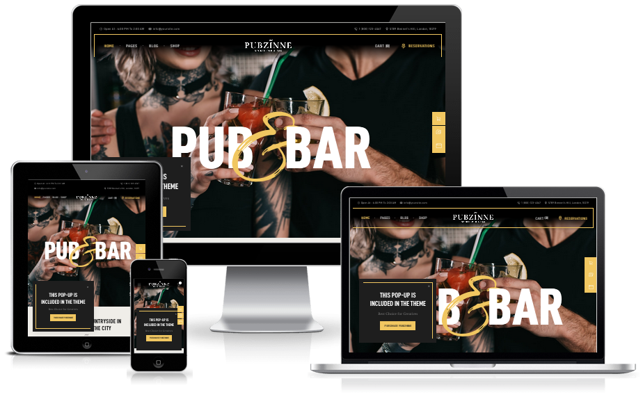 Bar-Website-Responsive