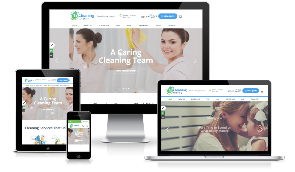 House Cleaning Responsive