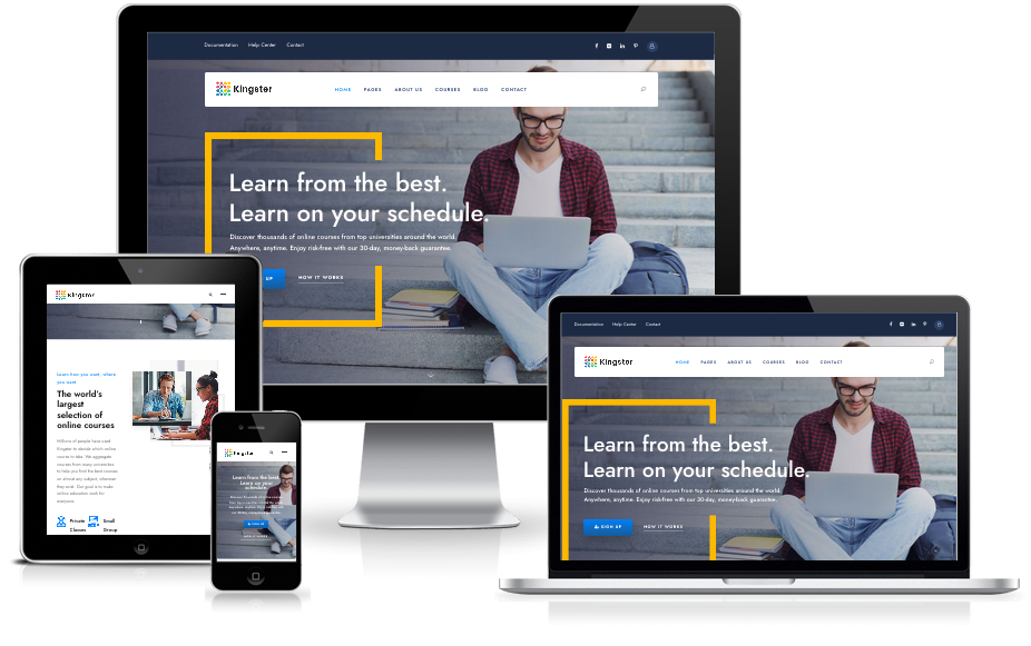 Online School Responsive